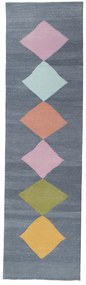 Kilim Tappeto 310 x 90 (Iran) Tessuto A Mano