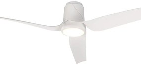 Ventilatore da soffitto Ushuaia bianco, Ø 133 cm, CCT, dimmerabile, MANTRA IP20