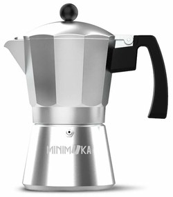 Caffettiera Italiana Taurus KCP9009 9T Argentato Alluminio 9 Tazze