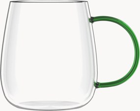Set di 4 tazze in vetro borosilicato Bolla