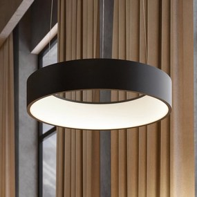 Arcchio lampada LED a sospensione Aleksi, Ø 45 cm, nero, metallo, CCT