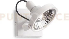 Glim spot con 1 faretto attacco gu10  lampadina inclusa bianco