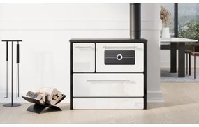 Cucina A Legna Stufa 9 Kw Cappuccino Beatrice L87xP51xH79 Ecodesign