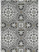 Tapete Piccadilly von Cole & Son - Grey on Black