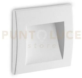 Wire segnapassi da incasso a parete ip65 led 3000k 1,5w 90 lm bianco
