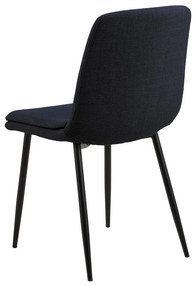 Sedia da pranzo blu scuro Becca – Actona