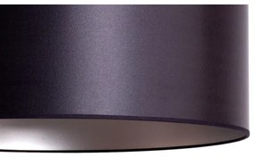 Duolla - Lampadario a sospensione con filo CANNES 1xE27/15W/230V diametro 45 cm nero/argento
