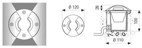 Trek Mini Led 2 Aperture 4W 400Lm 3000°K