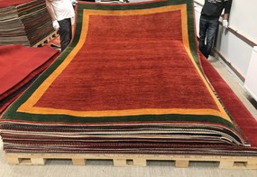 Loribaft Tappeto persiano 220 x 310 Rosso (Iran) Annodato A Mano