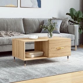 Tavolino Da Salotto Rovere Sonoma 90x50x40 Cm Legno Multistrato /