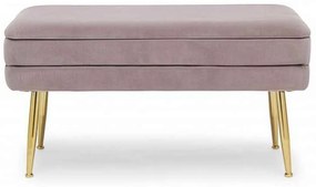 Panca contenitore PAVLINA mauve 80X38X42 cm