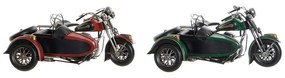 Veicolo DKD Home Decor Decorativo Moto Vintage (2 pezzi) (36 x 24 x 20 cm)