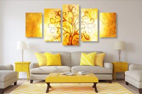 Quadri 5 pezzi – Albero della vita