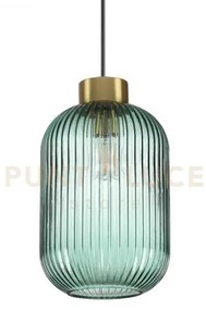 Mint lampadario a sospensione in vetro verde 20cm 1 luce attacco e27