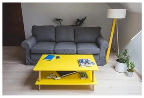 Tavolino bianco con base ribassata KORO Koro - Ragaba