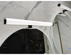 Illuminazione LED per specchio da bagno, 10 W, 230 V, 45 cm, IP44, nero
