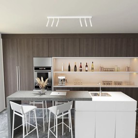Lampadario Orientabile da soffitto IVI 6 White