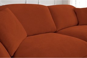 Divano arancione allungabile 235 cm Cezanne – Bobochic Paris