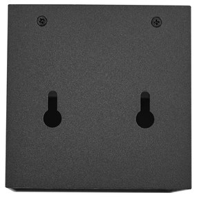 Lampada da parete per esterni nera con 2 luci LED IP65 solare - Charlene