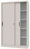 Armadio ad ante scorrevoli per archivio documenti colore grigio cm. 150x45x200H