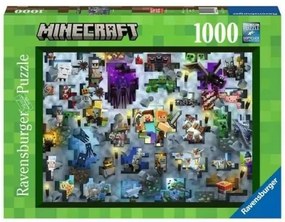 Puzzle Minecraft Mobs 17188 Ravensburger 1000 Pezzi