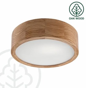 Brilagi - Lampada LED da soffitto CARVALHO 1xE27/60W/230V rovere Ø 27,5 cm