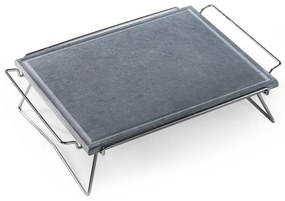 Pietra per barbecue in pietra con piedi OMPAGRILL 50 x 40 cm