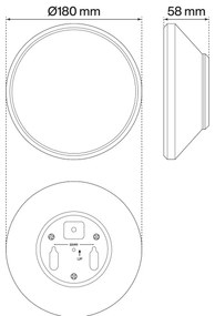Applique Solare Tonda IP65 Nera da parete per Esterni Colore Bianco Naturale 4.000K