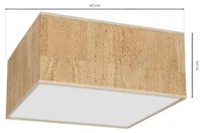 Plafoniera  CORK 2xE27/60W/230V