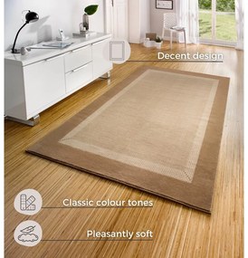 Tappeto marrone e beige , 160 x 230 cm Basic - Hanse Home