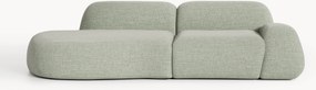 Chaise componibile 3 posti in bouclé Wolke