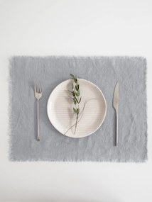 Tovaglietta americana in lino Light Grey