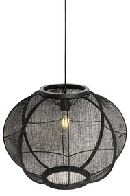 Lampada a sospensione orientale nera 48 cm - Rob
