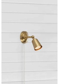 Markslöjd 108978 - Faretto da parete TINY 1xGU10/7W/230V ottone