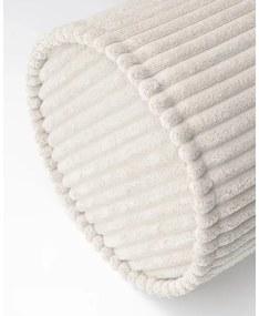 Cuscino per divano da bambini color crema con rivestimento in velluto a coste Roll – Wigiwama