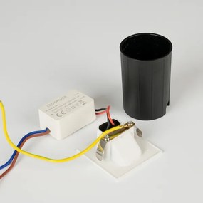 Brilagi - Lampada a incasso LED da esterno STAIRDOT LED/2W/230V bianca IP65 quadrata