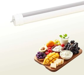 Tubo LED T8 150cm 25W banchi Caseari, Frutta, Verdura e Formaggi Colore  Bianco Naturale 4.000K