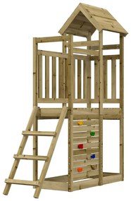Set Da Gioco 52,5x110,5x214 Cm İn Legno Di Pino Impregnato /