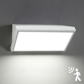 Brilagi-LED Lampada da parete per esterni con sensore TRIANGLE LED/20W/230V bianca IP65