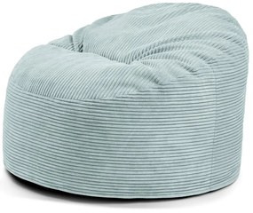 Pouf a sacco per bambini color menta con rivestimento in velluto a coste Om 85 – SLOWDOWN