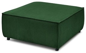 Pouf in velluto a coste verde Nihad modular - Bobochic Paris