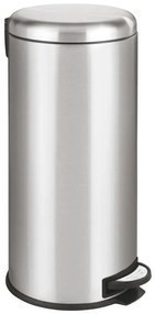 Pattumiera Leman Easy WENKO a pedale grigio inox 30 L