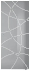 Anta per porta scorrevole Circle Tel. in vetro multicolore serigrafato, L 96 x H 215 cm spessore 8 mm, apertura reversibile