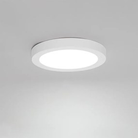 Faretto da superficie o da incasso bianco 18 cm incl. LED Dimmerabile a 3 livelli da caldo a freddo con interruttore DIP - Trans