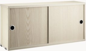 Armadietto con ante scorrevoli String System, larg. 78 x prof. 20 cm