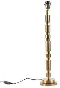 Lampada da tavolo Art Déco in bronzo senza paralume - Torre