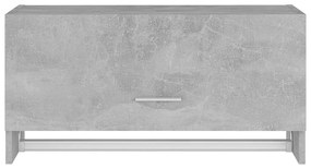 Armadio grigio cemento 70x32,5x35 cm in truciolato