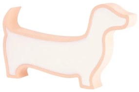 Lampada da tavolo LED per bambini DOG LED/12W/230V rosa