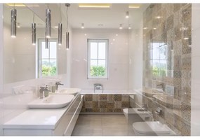 Argon 4756 - Lampadario su corda GOMERA 1xGU10/5W/230V nero