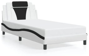 Giroletto Con Luci Led Bianco E Nero 100x200 Cm İn Similpelle /